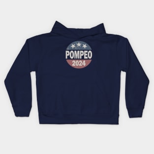 Vintage & Distressed Pompeo 2024 Kids Hoodie